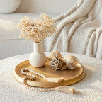 DN Decoration 14 Inch Large Gold Decorative Tray, Trays for Home Decor - Image 2