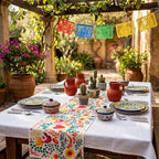 Gilprop 6 Pcs Mexican Fiesta Table Runner Mexico Cinco De Mayo Party Decoration 13 x 72 Inch Dia De Los Muertos Table Decoration Supply for Home Party Kitchen Dining Decor - Image 6