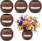 LemonRoad 6 Pcs Flower Pot, Football, 3.93 x 3.93 x 3.15 Inches, 6 by Unknown
