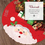 Bucilla Felt Applique Christmas Tree Skirt Making Kit, Jolly Santa, Perfect for DIY Arts and Crafts, 89640E - Image 4
