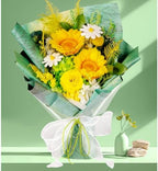Bonsion Preserved Flowers Yellow Gifts for Women, Flower for Delivery, Preserved Sunflower Bouquets, Birthday Gifts for Grandma, Mothers Day Flowers for Wife - Image 2