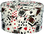 Sarah's Hat Boxes – Playing Cards Decorative Gift Box | Reusable Storage Boxes for Gifts, Keepsakes, Jewelry, or Special Items | Printed Design by SarahsHatBoxes
