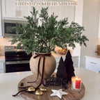 Wavwavw 6 Pcs 25.5'' Greenery Christmas Artificial Winter Cedar Pine Stems - Image 4