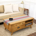 Solino Home 100% Pure Linen Table Runner, 14 x 48 in, Red Stripe, Farmhouse by SolinoHome