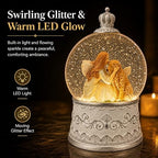Dog Memorial Gifts for Loss of Dog Sympathy Gift, Snow Globe with Auto Swirling Glitter & 6H Timer, Battery or USB Powered, Dog Passing Away Gifts for Home Decor - Image 3