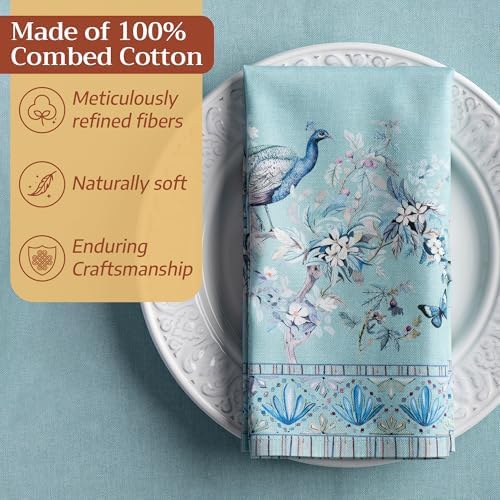 Maison d' Hermine Cloth Napkins Set of 4 100% Combed Cotton (20" x 20") - Image 4