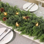 5FT 1Pcs Artificial Christmas Cedar Garlands for Home Fireplace Decoration - Image 3