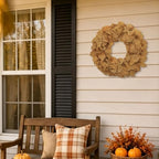 20 Inch Fall Wreaths for Front Door, Autumn Leaves Outdoor Wreaths - Image 6
