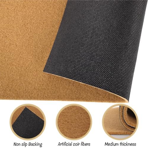 12 Pack Blank Coir Door Mats 30x17 Inch for Painting & Stenciling, Artificial Coir Welcome Mats with Non-Slip Rubber Backing, Easy-Clean Indoor Outdoor Doormat for Front Door Porch - Image 5