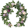 Ling's moment 5 FT Purple Artificial Flower Garland by LingsMoment