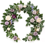 Ling's moment 5 FT Purple Artificial Flower Garland by LingsMoment