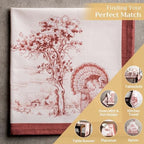 Maison d' Hermine Cloth Napkins Set of 4 Reusable 100% Cotton (20" x 20") - Image 5