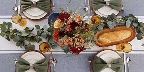 DII Table Top Décor Collection Spring & Summer Table Runner, 14x72, Flower Garden - Image 2