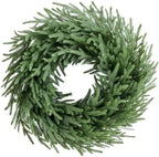 Yaheetech 26" Norfolk Pine Wreath Real Touch Xmas Wreath for Front Door by Yaheetech
