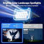 Solar Spot Lights Outdoor Waterproof, Super Bright Focused Beam Spotlights - Image 5