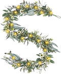Artgar Olive Garland with Lights - 6 Ft Eucalyptus Garland with Timer by ArtgarArtificialPlantDecorations