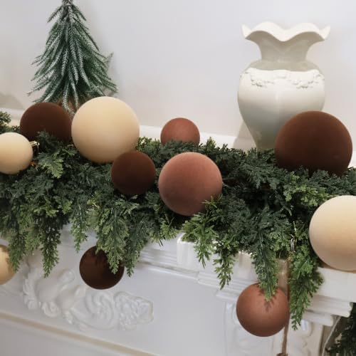 3.15In Velvet Ornaments for Christmas Tree,12Pcs Christmas Ornaments Set - Image 6