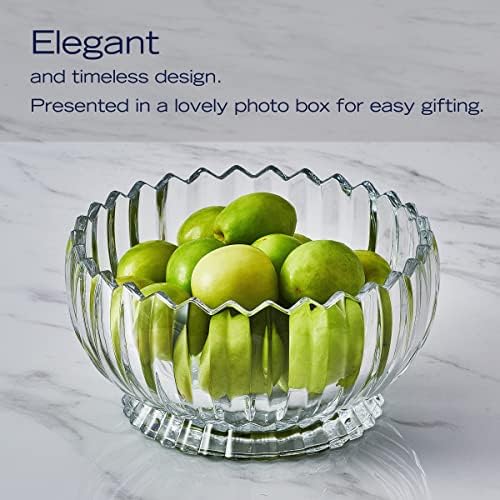 Mikasa Estate Crystal Footed Bowl, 9 Inch (Pack of 4) - Image 5