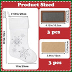 Christmas Stockings Christmas Stockings Personalized Sparkle Stocking 18 Inches Custom Stocking Xmas Holiday Party Family Decorations Christmas Stockings Hanging Ornaments Christmas Decor - Image 2
