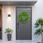 26” Boxwood Wreaths for Front Door All-Season Green Wreath - Image 7
