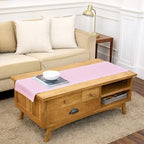 Solino Home 100% Pure Linen Dining Table Runner Pink, Athena 14 x 60 in by SolinoHome