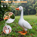 13'' Porch Goose Statue with 2 Sets Replaceable Halloween Outfits - Image 5