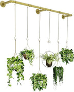 SOFITORG 65.7" Metal Plant Hanging Rod with 6 Chains, Pots Not Included by SOFITORG