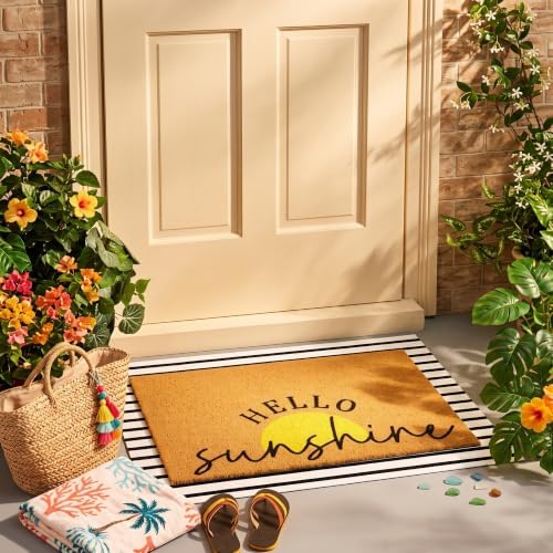 Tinideya 2 23.6 X 35.4 Inches Sunshine Yellow Brown - Image 5