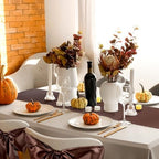 Bencailor 24 Pcs Brown Satin Table Runners Bulk, 12 x 108 Inch - Image 5