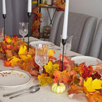 30 Pack Artificial Fall Leaf Garland Maple Leaves Autumn Vines Decor - Image 2