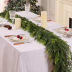 5.9FT Christmas Norfolk Garland, Realistic Faux Pine Garlands, Green Artificial Greenery Garland for Winter Home, Mantle, Fireplace, Indoor, Outdoor Christmas Decorations (1Pcs) - Image 3
