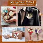 Layhit 24 Pcs Mini Dried Flower Bouquets Boho for Vase, Colorful - Image 3