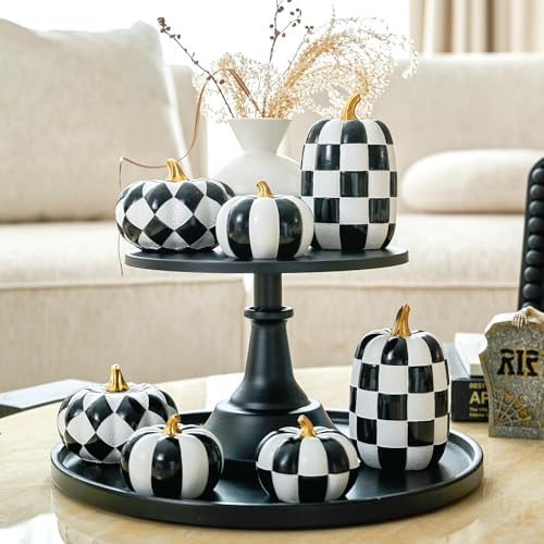WDS WONDROUS 7PCS Decorative Pumpkins, Halloween & Fall Decor for Table - Image 6