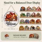 16Pcs Interchangeable Welcome Sign for Front Door, Magnetic Seasonal Decor (12pcs) - Image 6