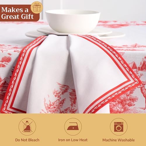 Maison d' Hermine Cloth Napkins Set of 4 Reusable 100% Cotton (20" x 20") - Image 5