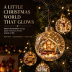 Glowing Christmas Story Ornaments, 9-Piece Light Up Mini Scene Set (Set A) - Image 3