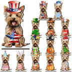 Magnetic Wood Animal Tabletop Decor Interchangeable Holiday (D) by Unknown
