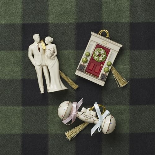 Lenox 2025 Bride and Groom Christmas Hanging Ornament - Image 4