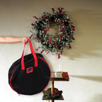 TOYANDONA Xmas Wreath Bag 600d Oxford Cloth Round Storage for Festival - Image 6