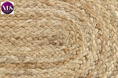 VDS Pack of 1 - Oval Braided Jute Table Runner Rug 13X108 Inch - 100% Natural Burlap Reversible Rustic Hessian Table Cloth Centerpiece for Wedding ,Home, Kitchen, Table Decoration - Image 6