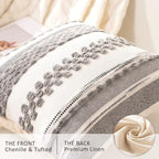 Boho Throw Pillow Covers Decorative Neutral Farmhouse Pillow case - Image 2