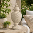 Sand Beige Finial For Entranceway or Gateway, Outdoor Garden Sculpture by SimonsShop