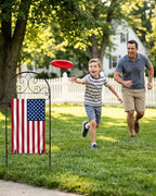 Garden Flag Holder 2P, Heavy Duty Metal Yard Flag Stand for Outside, 40in x 16in Flags Stand Pole Fits Max 14in x 22in Flags - Outdoor Lawn Decor(Without Flag) - Image 7