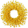 26 in Fall Wreath for Front Door, Autumn Thanksgiving Decor(Bright Yellow) by FLAGLY