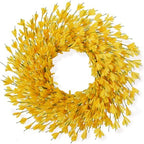 26 in Fall Wreath for Front Door, Autumn Thanksgiving Decor(Bright Yellow) by FLAGLY