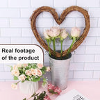 7 Pcs 12 Inch Heart Shaped Natural Grapevine Wreath Set, Hand-Woven Vine Branch Wreaths for DIY Crafts, Christmas Decorations, Home & Event Styling - Image 4
