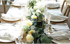 FiveSeasonStuff 29 Ft 4 Pack Rose Silk Flower Garland Artificial Flowers Decoration Hanging Floral Décor for Wedding Baby Shower Birthday Party Garden (Cream White) - Image 5