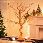 NUPTIO Gold Christmas Tree, 30 Inch Artificial Display Branch for Wedding - Image 2