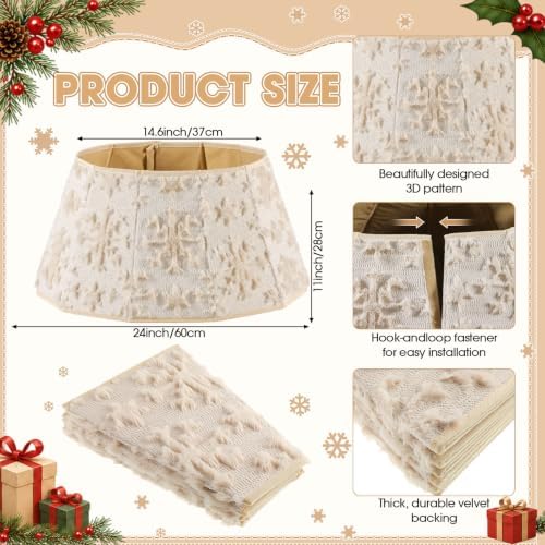 Soulchen Faux Fur Christmas Tree Collar - Image 2