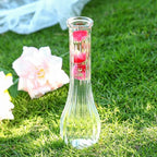 12 Pcs Clear Ribbed Glass Bud Vases for Centerpiece 8.5 Inch - Image 7